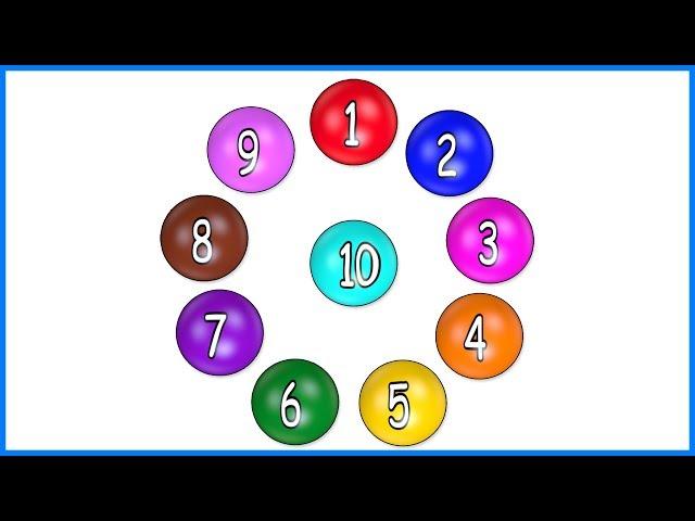 1 To 10 Number Learning | Learn Numbers| Kindergarten Pre School Education for Baby Kids & Children