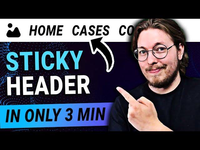 Create a Sticky Header Only Using CSS | HTML & CSS Quick Tips | HTML & CSS Sticky Header