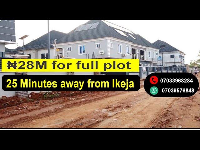 Full plot of land for sale in an estate on the Lagos mainland