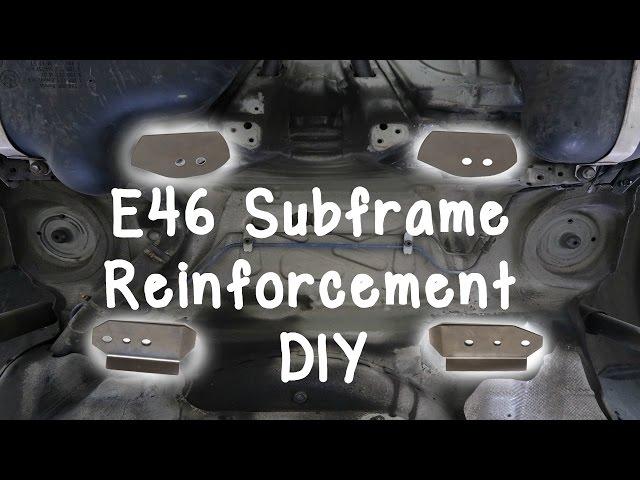 BMW E46 Rear Subframe Reinforcement DIY (Epoxy Method)