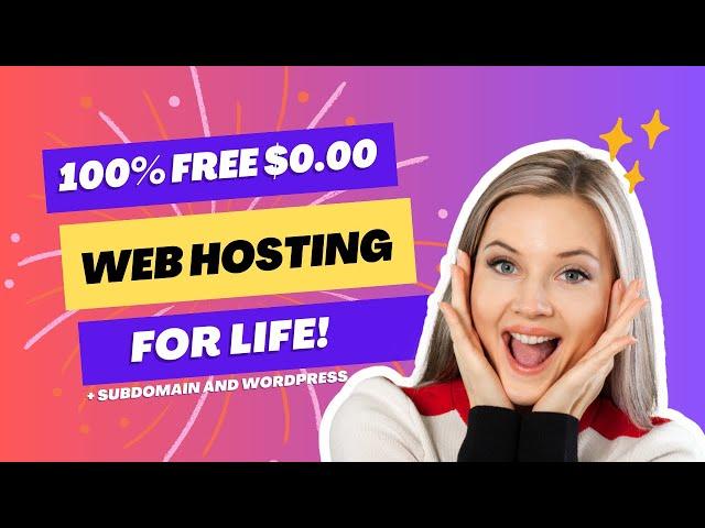 Free Unlimited Lifetime Web Hosting with Free Domain Name + Free WordPress Hosting