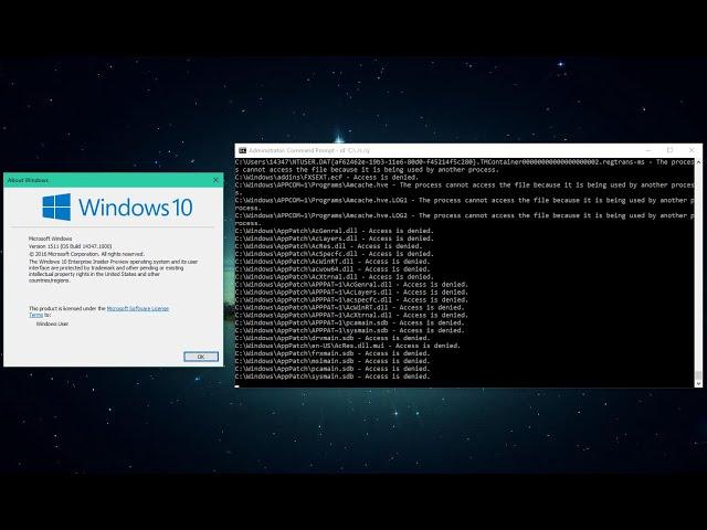 Destroying Windows 10 Build 14347!