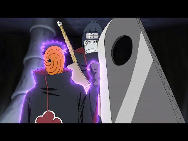 Obito stops Suigetsu's deadly jutsu with one wave of his hand, English Dubbed [1080p]