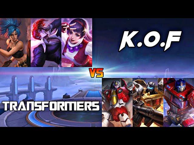 MOBILE LEGENDS K.O.F VS TRANSFORMERS 1 VS 1 FIGHT | K.O.F VS TRANSFORMERS