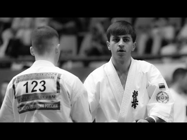 Champion Vahagn Hakobyan of Grand Prix 2024 of Kyokushin karate