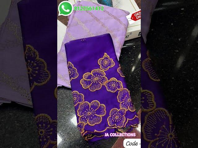 Chiffon SareeDesigner work blouseWith all over foil printChristmas restockOnline trendingYt