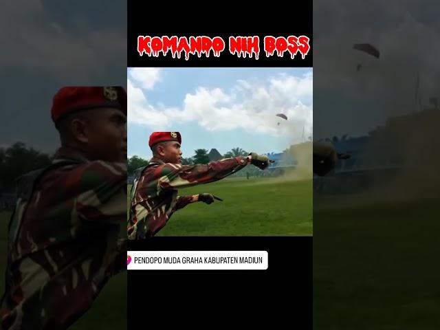 KOMANDO NIH BOSS#shorts #komando #kopassus #tni #tniad #shortviral #videoviral