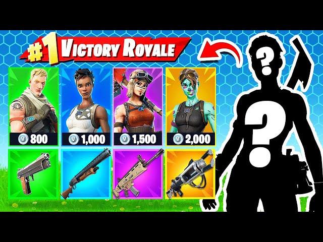 RANDOM SEASON 1 SKIN CHALLENGE in Fortnite ARENA