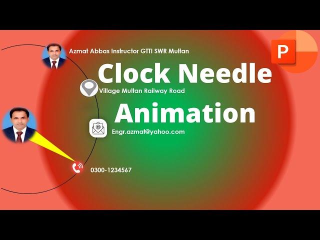 Clock Needle Animation in PowerPoint Presentation||Needle Animation Presentation