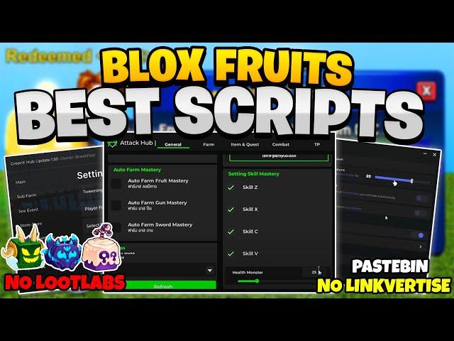 [2024] Script Blox Fruits / Hack | Fruit Rain + OP Auto Farm | BYPASS ANTI-CHEAT | Mobile + Pc