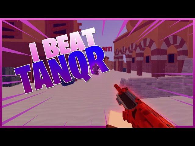 I beat TanqR in Roblox Arsenal