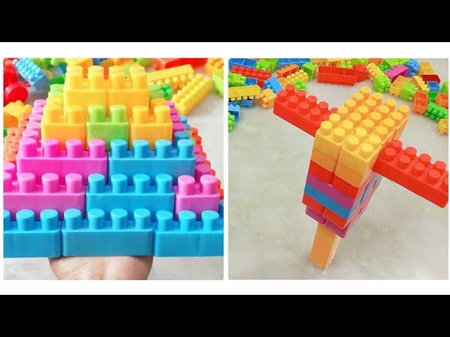 Satisfying DIY Lego Pyramid/ Drilling machine/ASMR/Building Blocks/ relaxation #asmr#buildingblocks