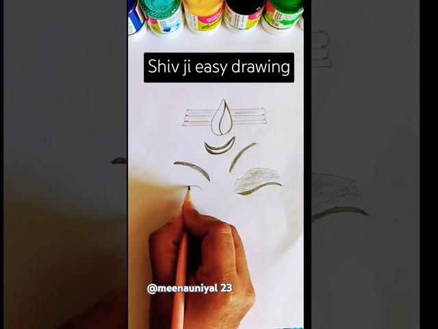 Shiv ji easy drawing#shiv ji drawing with pencil #youtubeshorts