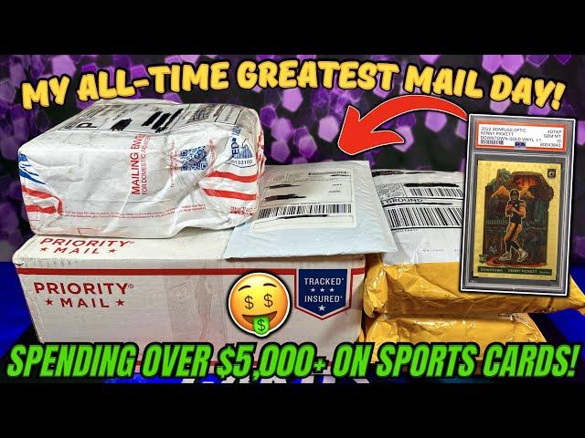 *THE CRAZIEST SPORTS CARD MAIL DAY I'VE EVER HAD! BANGERS AFTER BANGERS