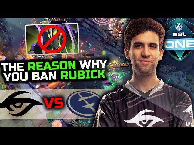 Reason Why You Should Ban Rubick vs Team Secret - YapzOr Rubick Perspective vs EG - EPIC Dota 2