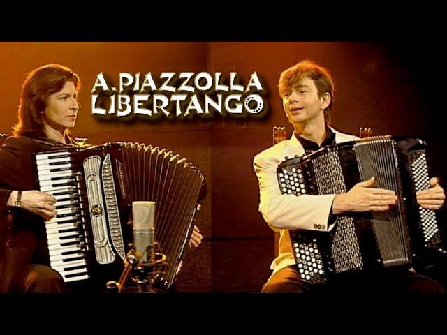 A.Piazzolla – "Libertango". Igor Zavadsky & Eugenia Cherkazova, Kyiv, 29.05.2002 #accordion