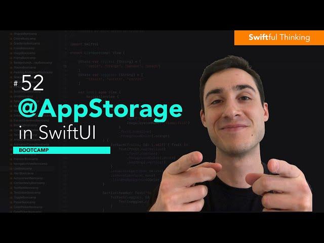 How to use @AppStorage in SwiftUI | Bootcamp #52