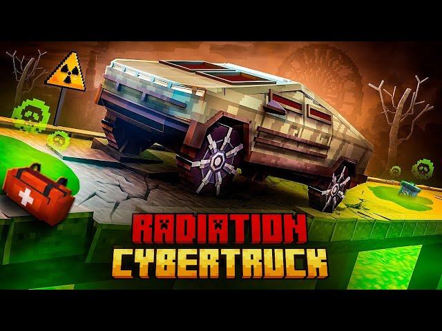 I SURVIVED ON A CYBERTRUCK IN A RADIOACTIVE WORLD IN MINECRAFT!