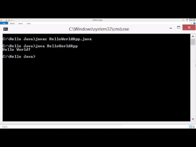 How To Run Java Program In Command Prompt In Windows 7/8/8.1/10