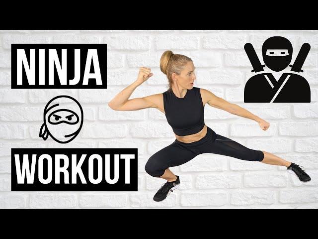 NINJA WORKOUT To Do At Home With Only Bodyweight (FITNESS CHALLENGE!)