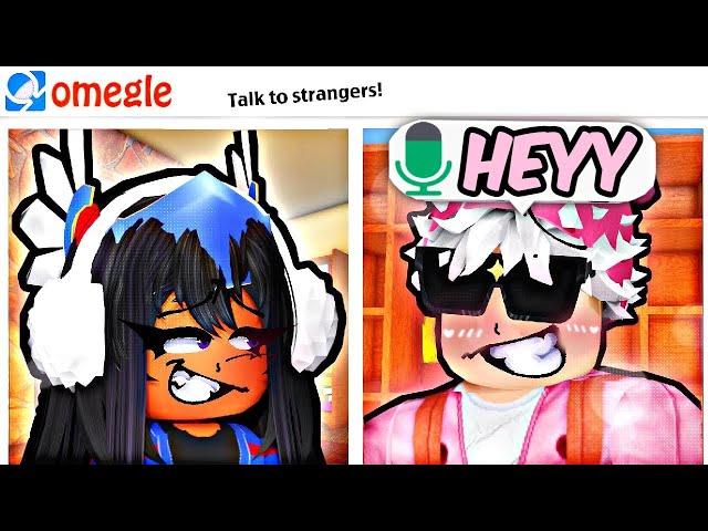 Girl VOICE TROLLING THIRSTY PLAYERS ON ROBLOX OMEGLE.. ( hilarious )