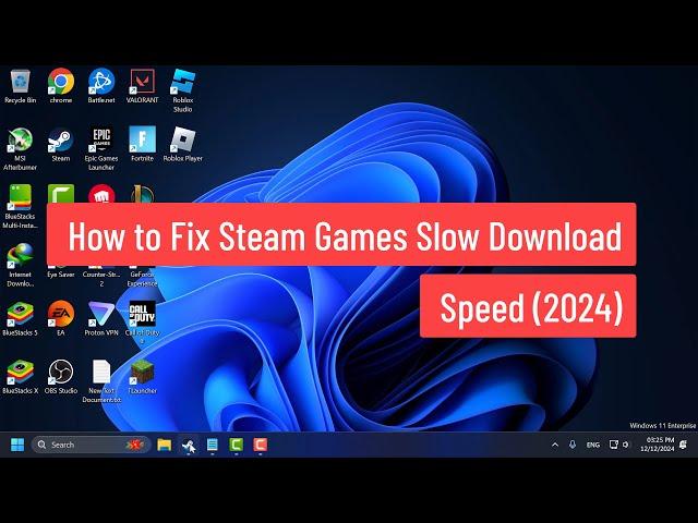 How to Fix Steam Games Slow Download Speed (2024)