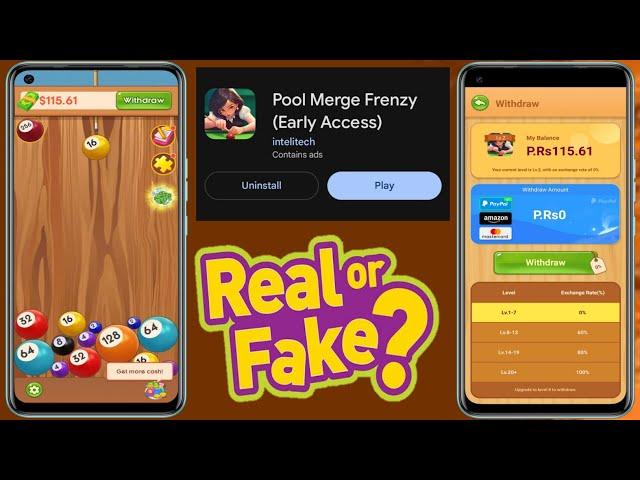 Pool Merge Frenzy Real Or Fake - Pool Merge Frenzy Withdrawal - Pool Merge Frenzy Legit Ba