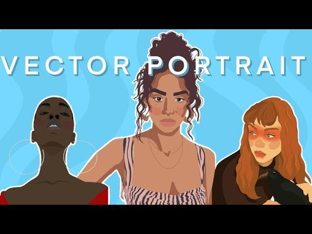 Vector Portrait Procreate Tutorial | Taya Shania Art