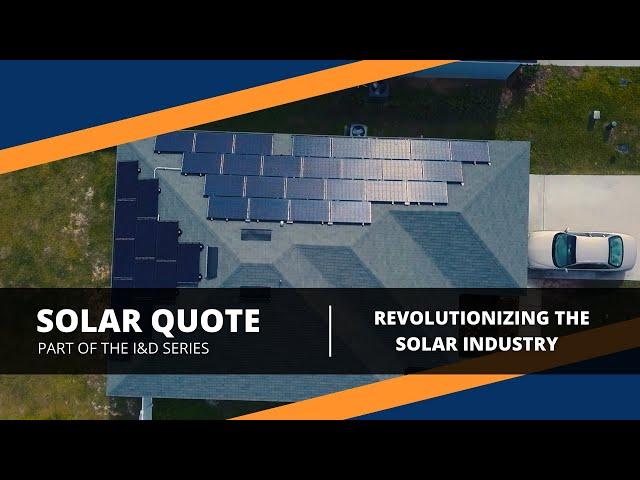 Solar Quote - Revolutionising The Solar Industry With AI-Driven Technology