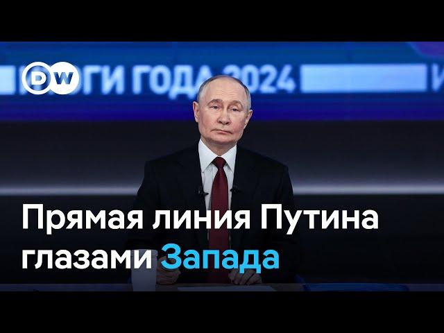 Западные эксперты о прямой линии Путина, его новых угрозах, дуэли с США и переговорах с Украиной