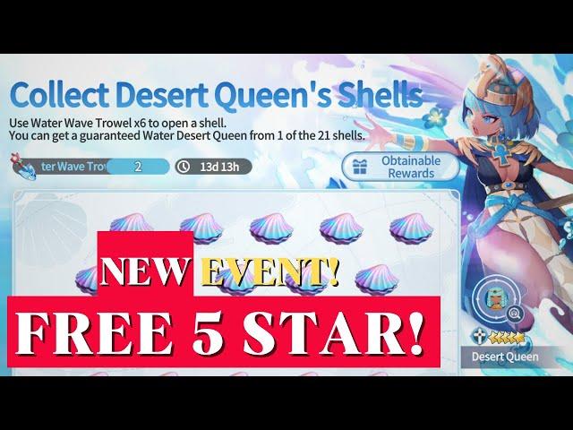 Best Event for F2P! Free Water Desert Queen! Summoners War Chronicles