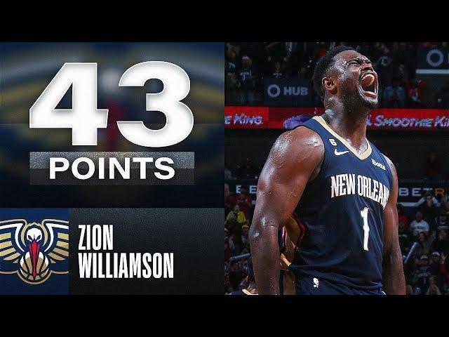 Zion Williamson Scores EPIC Career-High 43 PTS | December 28, 2022