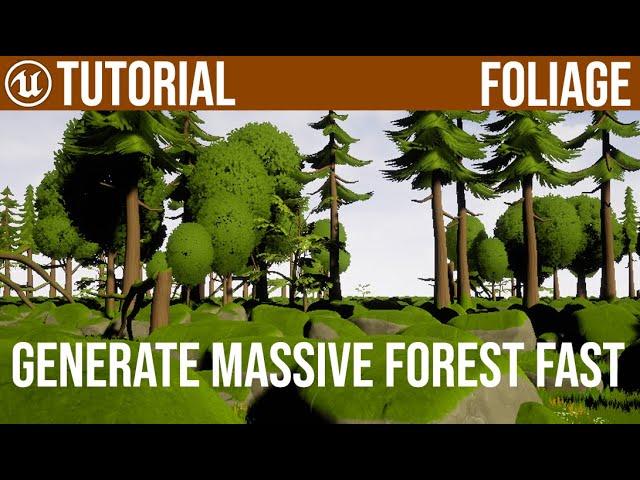 UE4 Procedural Foliage Generation Tutorial