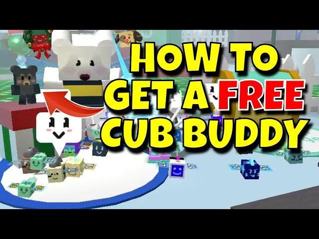 How to get a FREE CUB BUDDY in BEE SWARM SIMULATOR