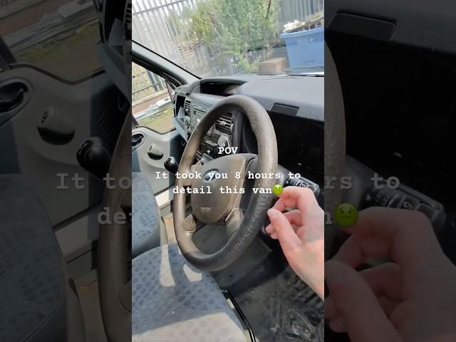 POV - your customer bought a van from the scrap yard  #detailing #shorts