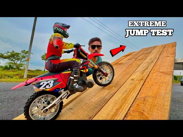 RC Losi Street Bike Vs RC Car Jump Test  - Chatpat toy TV