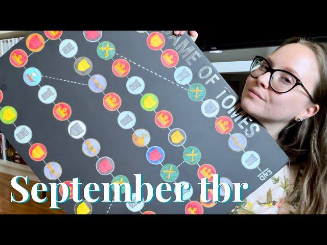 A Game of Tomes ️  September TBR + Magical Readathon TBR || 2024