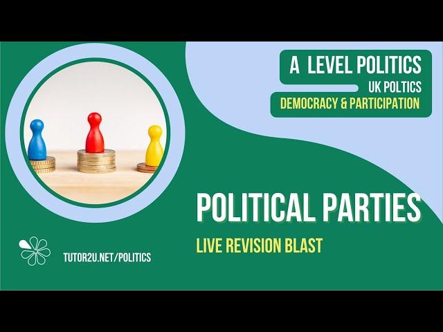 UK Political Parties | Live Revision for A Level Politics