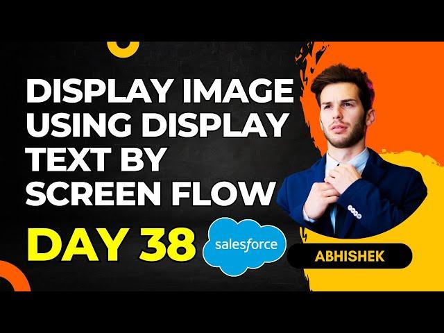 How to Display Image Using Display Text in Salesforce Screen Flow