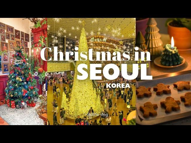 Life in Seoul VLOG | Christmas Makeover, Cozy home cooking & Festive cafes 