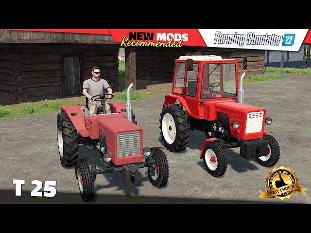 FS22 | T25 orchard tractor - Farming Simulator 22 New Mods Review (2K 60FPS)