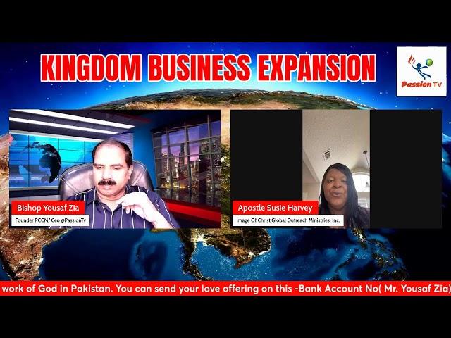 Program: Kingdom Business Expansion (23-October-2024) @7Pm Guest Speaker: Apostle Susie Harvey (USA)