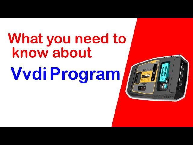 I Just Get My Vvdi Prog what You Need To Know Bout?