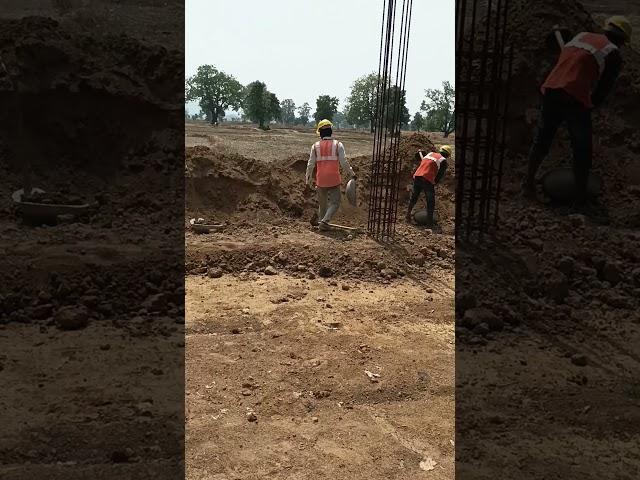 ** Manual Soil filling under progress ##