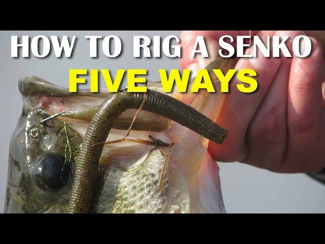 How To Rig A Senko 5 Ways | Bass Fishing Tips