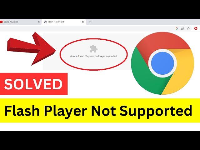 How To Enable Adobe Flash Player On Chrome | Flash Player Is No Longer Supported (SOLVED)