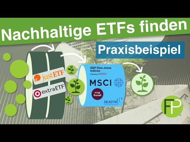 Nachhaltige ETFs finden: Nachhaltig investieren mit ETFs in der Praxis (für Anfänger)