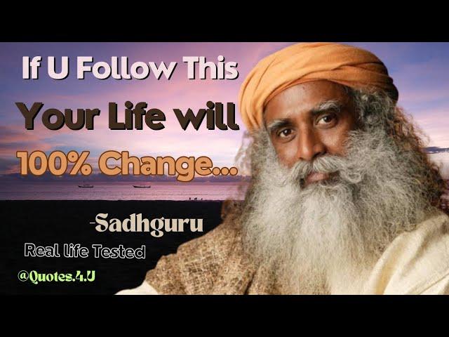 Sadhguru Thoughts that can change your life #sadhguru #sadhguruquotes #sadhgurupravachan #quotes