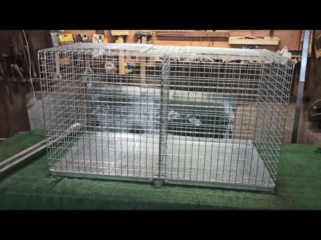 Клетка два в одном..для подрщивания цыплят и выставочная для взрослой птицы..