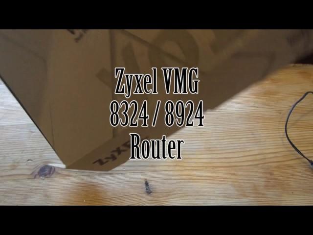 Zyxel VMG8924 / VMG8324 Wireless ADSL / VDSL router - Unbox and review